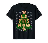 Le Tits Now - Let It Snow Humor Christmas T-Shirt