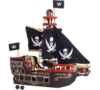 Le Toy Van Wooden Barbarossa Pirate Ship
