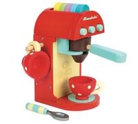 Le Toy Van Cafe Machine - Wooden Coffee Maker Pretend Play Toy
