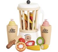 Le Toy Van Fruit & Smoothie Blender Wooden Pretend Play Set for Age 3+