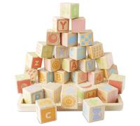 Le Toy Van - Petilou Wooden Educational ABC Wooden Blocks Toy For Toddlers And Babies | Suitable For A Boy Or Girl 1 Year Old +