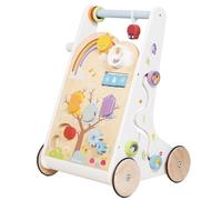 Le Toy Van - Petilou Wooden Educational Multi-Sensory Wooden Activity Walker For Toddlers And Babies | Suitable For A Boy Or Girl 1 Year Old +