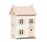 Le Toy Van - Rose Heart Wooden Doll House | Girls & Boys 3 Storey Wooden Dolls House Play Set - Suitable For Ages 3+