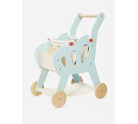 Le Toy Van - Honeybake Wooden Shopping Trolley With Detachable Bag | Supermarket Pretend Play Food Shop