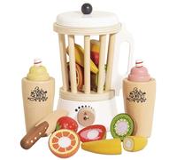Le Toy Van TV296 Wooden Toy, Blender Set, Blue