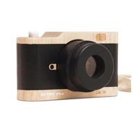 Le Toy Van Vintage Wooden Camera Toy - FSC® 100% Certified Sustainable Wood - Retro-Style Kids’ Toy with Rotating Kaleidoscope Lens & Push Shutter - Eco-Friendly Pretend Play