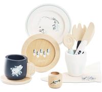 Le Toy Van Wooden Cutlery and Dinner Pretend Playset for Ages 3 and Up