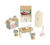 Le Toy Van - Wooden Daisylane Kitchen Dolls House Accessories Play Set For Dolls Houses | Dolls House Furniture Sets - Suitable For Ages 3+