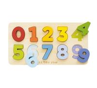 Le Toy Van - Wooden Figures Counting Puzzle Toy | Suitable For Age 18+ Months