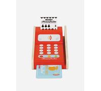 Le Toy Van Wooden Shop Card Machine (W:8Cm D:13.4cm H:4cm) - Red - One size