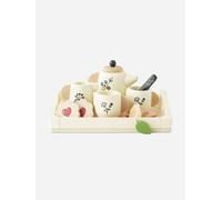 Le Toy Van Wooden Tea Set & Tray-12 Piece (W:225 x D:18.5 x H:6.5cm) - Multicoloured - One size