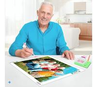 Le Uvlaze Personalized 5D DIY Diamond Painting Full Drill for Adults, Craft Your Own Art Kits, Unique Home Decor, Special Customized Gift with Your Photo