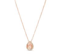 Le Vian 14ct Rose Gold 0.11ct Diamond & Morganite Pendant