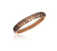 Le Vian 14ct Rose Gold 0.50ct Diamond Brown Ombré Eternity Ring