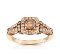 Le Vian 14ct Rose Gold 0.95ct Chocolate Diamond Ring