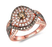 Le Vian 14ct Rose Gold 1.58ct Chocolate Diamond Ring