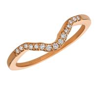 Le Vian 14ct Rose Gold Diamond Band