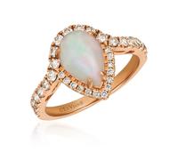 Le Vian 14ct Rose Gold Opal & 0.58ct Diamond Ring