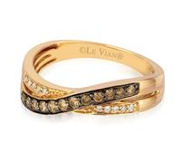 Le Vian 14ct Strawberry Gold Chocolate Diamond Ring