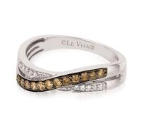 Le Vian 14ct White Gold 0.23ct Chocolate Diamond Ring