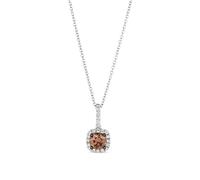 Le Vian 14ct White Gold 19" 0.60ct Diamond Halo Pendant Necklace