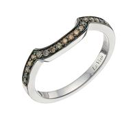 Le Vian 14ct White Gold Chocolate 0.18ct Diamond Band
