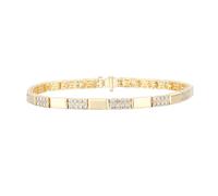 Le Vian 14ct Yellow Gold 1.80ct Diamond Round Bracelet