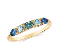 Le Vian 14ct Yellow Gold Montana Sapphire Ombré Ring