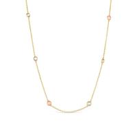 Le Vian 14ct Yellow Gold Moonstone Chalcedony Opal Necklace