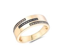 Le Vian Chocolatier 14ct Yellow Gold Chocolate & Blackberry 0.20ct Diamond Ring