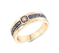 Le Vian Chocolatier 14ct Yellow Gold Chocolate & Blackberry 0.50ct Diamond Ring