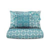 le vie del cotone, Azulejos Pure Cotton Double Duvet Cover Set