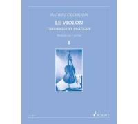 Le Violon 1 Théorique et pratique Mathieu Crickboom Violin Book [