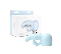 le WAND Dual Weighted Silicone Attachment Vibrator Blue 16.73 cm