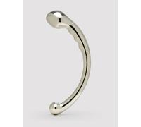 Le Wand Hoop Pleasure Tool Silver 8" Dildo G-Spot Prostate Massager Steel Anal