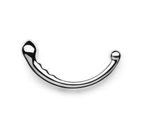 Le Wand Hoop Pleasure Tool Silver 8" Dildo G-Spot Prostate Massager Steel Anal