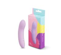 Le Wand Mini Vibe Glide Rechargeable G Spot Vibrator Curved Silicone IPX7 Waterproof