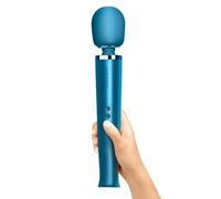 Le Wand Pacific Blue Rechargeable Vibrating Massager Wand Full Body Massage