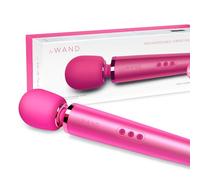 Le Wand Magenta Rechargeable Vibrating Massager Wand Full Body Massage Cordless