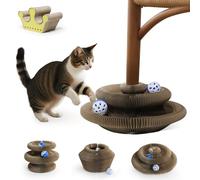 LE YOU PET Magic Organ Cat Scratcher Board Cat Scratcher Board Toy,Kitten Fun Intelligence Physical Exercise for Small cat