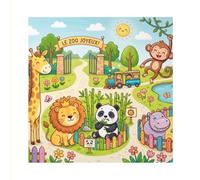 Le Zoo Joyeux: Mon Premier Livre de Coloriage (Mes Premiers Coloriages)