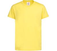 Le11 100% Cotton Unisex Classic T-Shirt 155 Kids (UK, Age, 3 Years, 4 Years, Regular, Yellow)