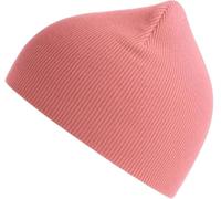 LE11® Childrens/Kids Yala Organic Cotton Beanie Hat - Soft, Breathable, Lightweight One Size, AB560 - Warm Winter Knit Cap, Eco-Friendly- (Pink)