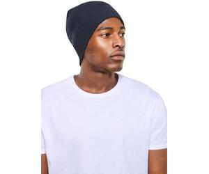 LE11® Hot&Stuff LE11 Knitted Beanie Hat Black Unisex Winter Hat Warm Thermal Ski Cap Soft Stretch Skull Cap Adult Cuffed Style Outdoor Running Hiking Snowboarding Beanie