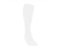 LE11-Kids Boys Mens Football Socks Plain Rugby Hockey Soccer Sports School PE Socks (WHITE, UK 12-3 (SMALL))