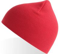 LE11® Kids Organic Cotton Beanie Hat Soft Breathable Lightweight Knitted Cap One Size Boys Girls Kids Beanie Hat UK Winter Hat Children Cotton Hat Soft Skull Cap AB560 (Red)