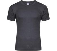 LE11® Men’s Thermal Long Johns Top Bottom Body Warmer Underwear Trouser T Shirt Set Full Half Sleeve (Charcoal - Short SLV Top - XLarge)