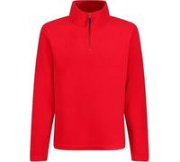 LE11 Mens Micro Zip Neck Fleece Top 170 (UK, Alpha, XXL, Regular, Regular, Classic Red)