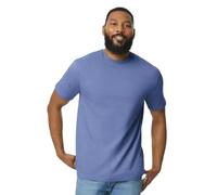 LE11® Men's Plain T-Shirt 65000 - Gildan Softstyle Midweight Adult Cotton Tee (Violet-3XL)