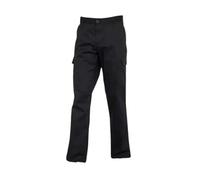 LE11® Women's Work Cargo Trousers | Combat Workwear Pants | Reinforced Knee Utility Pants | Adjustable Waist Straight Leg Navy UK | Cargo Pants Women UK | Women's Work Trousers UK-Black-14